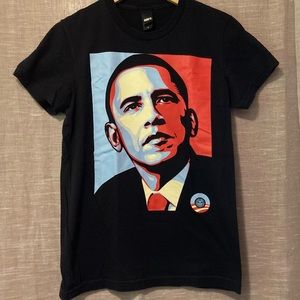 Obey 100% cotton Obama shirt - size L